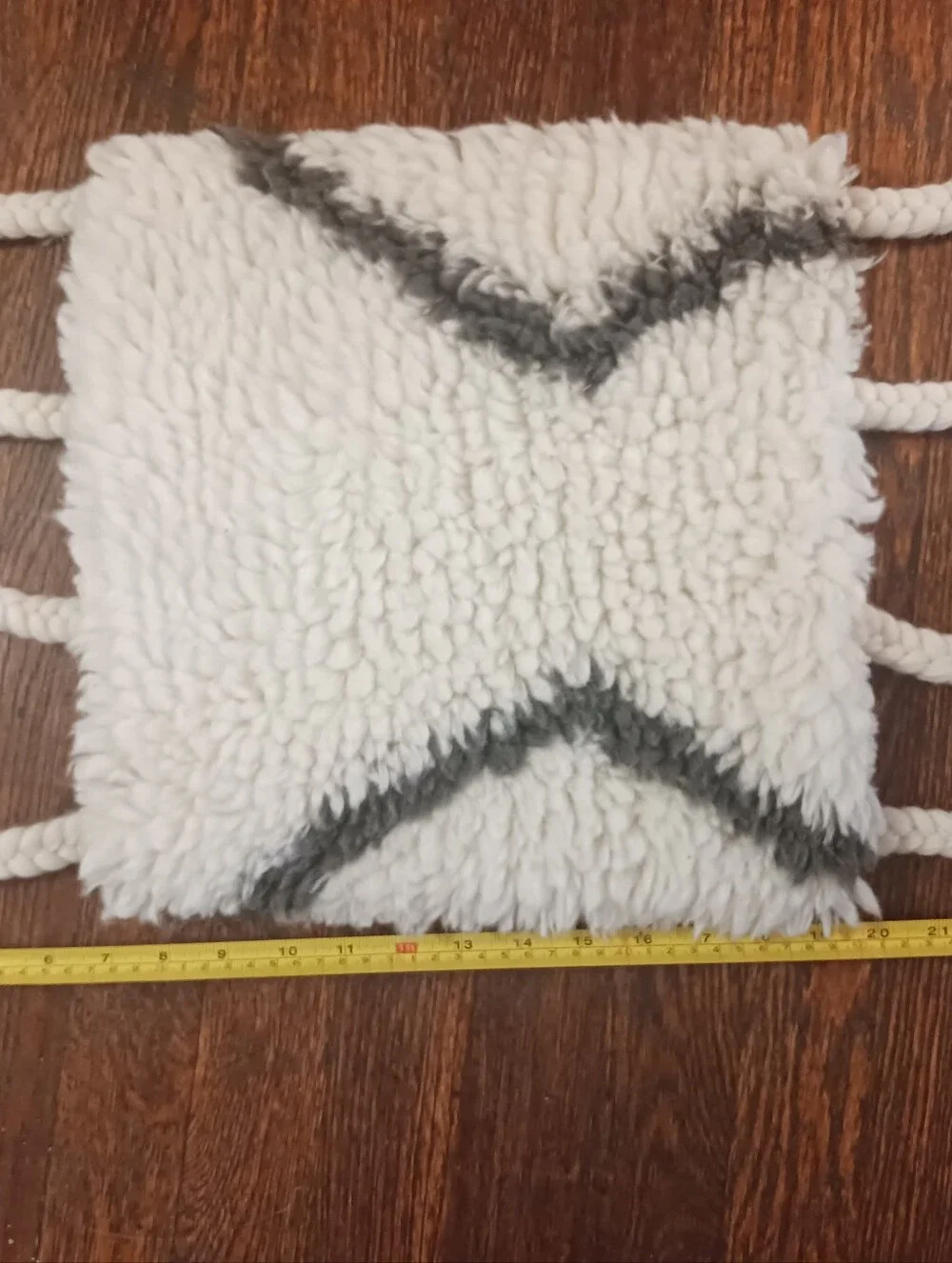 West Elm SOUK Wool Rug Sample Decor Item Handmade 12